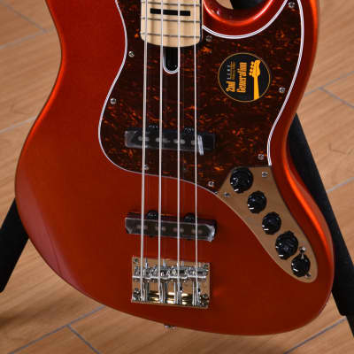 Sire Marcus Miller V7 Vintage Swamp Ash 2nd Generation Maple Neck Bright Metallic Red image 3
