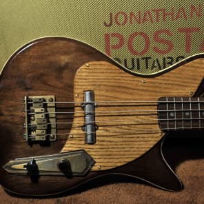 Postal Dixie Flyer Jr Short Scale Bass Walnut and Cherry image 1