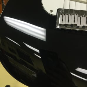 1989 Fender Stratocaster Plus Electric Guitar Black Strat Gold Lace Sensor image 6