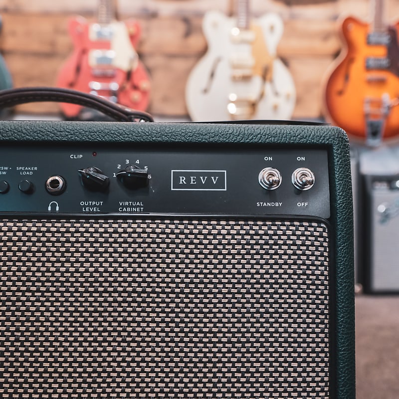 Revv D25 1x12 Tube Combo Amplifier w/G12-H Creamback, Bronco Revv D25 1x12 Tube Combo Amplifier w/G12-H Creamback, Bronco