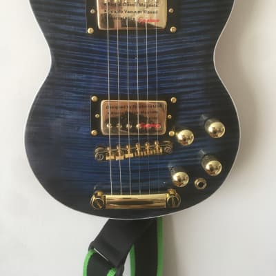 The English Guitar Company Yamaha SG mini Tribute 2024 - Blue burst flame maple for sale