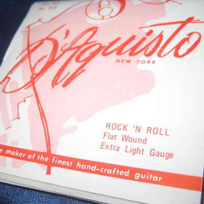 D'Aquisto Set of Electric Guitar Strings Vintage from 1960's image 3