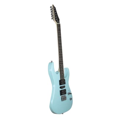 Artist SS45 Sonic Blue Electric Guitar & Accessories image 3
