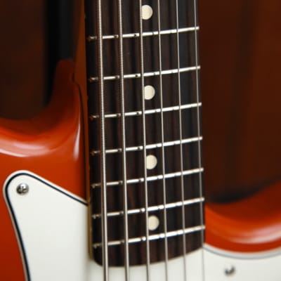 Fender Vintera II '60s Bass VI Fiesta Red Bass Guitar image 5