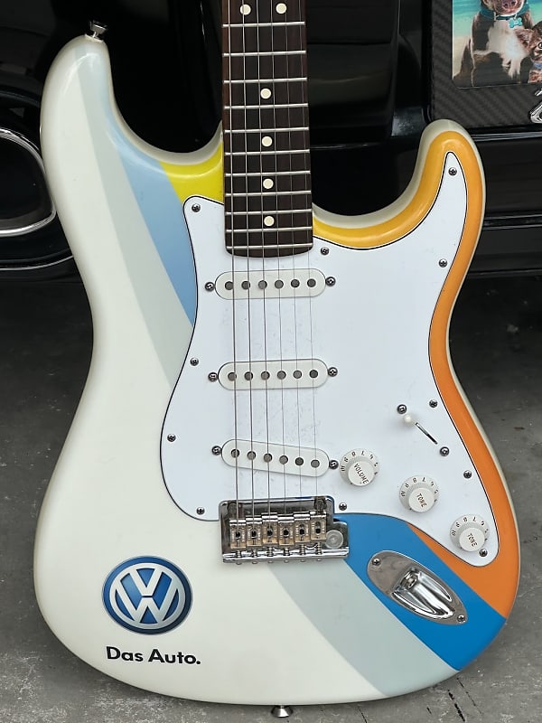 Fender Stratocaster VW Das Auto 2012 - very cool & minty for that VW fan in ya. image 1