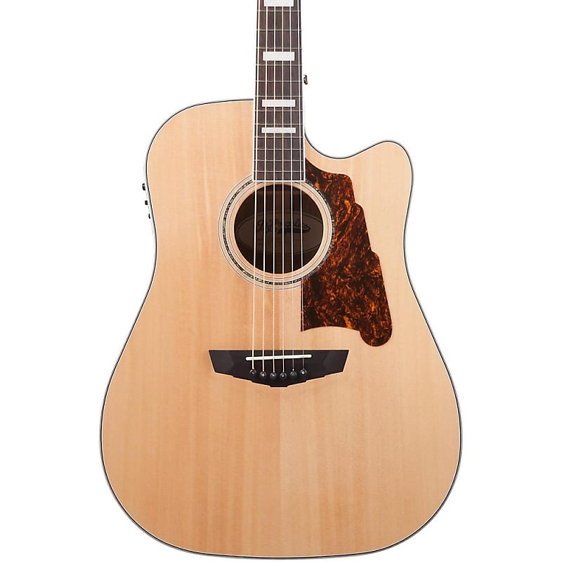 D'Angelico Premier Bowery Dreadnought with Cutaway and Electronics 2010s imagen 4