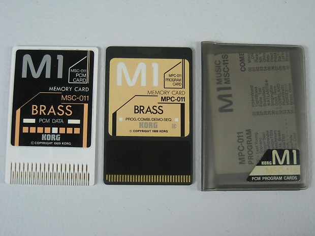 KORG M1 BRASS MSC-011MPC-011 Sample profesional Brass 1