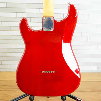 Fender Noventa Stratocaster Crimson Red Transparent image 2