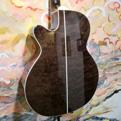 Takamine GN75CE TBK NEX Cutaway Acoustic/Electric Guitar Transparent Black (Floor Model) image 11