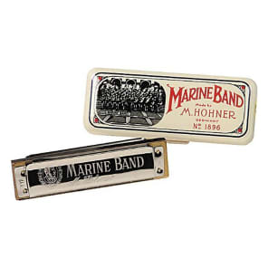 Hohner 1896BX-BN Marine Band 1896 Classic Harmonica - Key of B