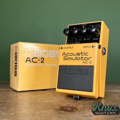 Boss AC-2 Acoustic Simulator (Silver Label) 1997 - 2006 - Yellow 