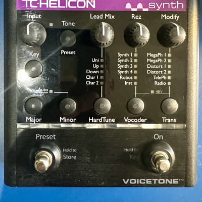 TC Helicon VoiceTone Synth | Reverb