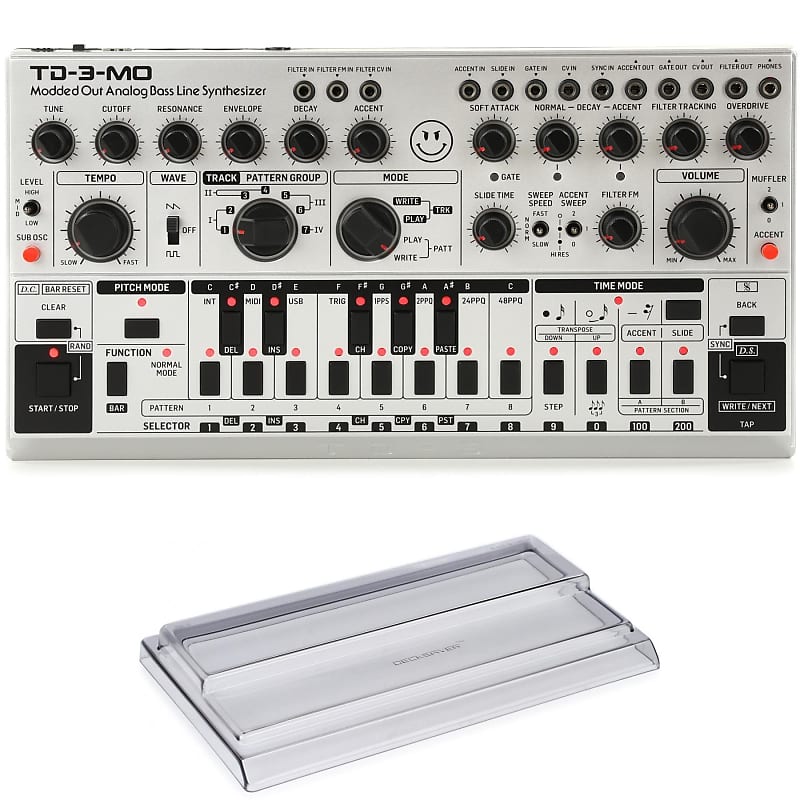 behringer TD-3-MO-SR アナログシンセサイザー Behringer TD-3-MO-SR Analog Bass Line Synthesizer - Silver