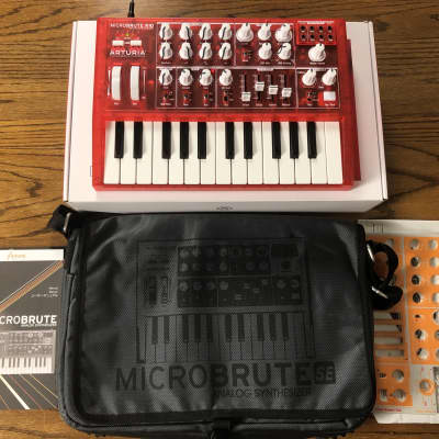 Arturia MicroBrute Red Limited Edition w/ Bag!
