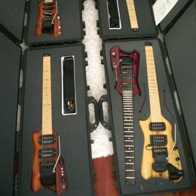 Harrower The Studio JB & Jazz pickups 1999 Natural Wood, Old Growth Honduras Mahoghany, Hard Rock Ma image 3