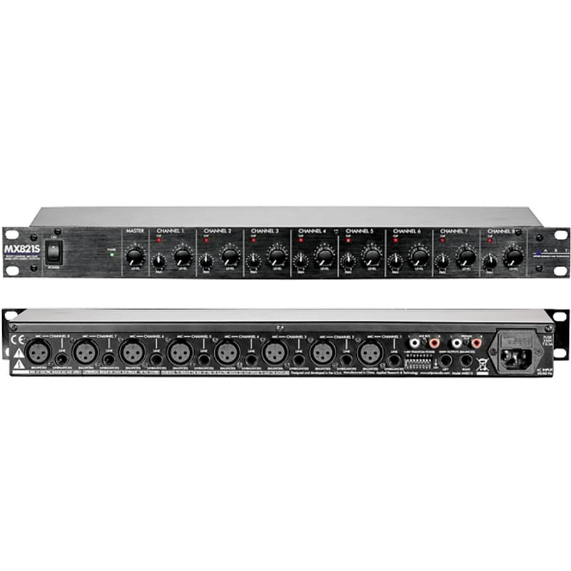 ART MX821s 8-Channel Line Mixer with Stereo Outputs | Reverb