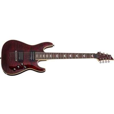 Schecter Omen Extreme-7 7-String Electric Guitar Black Cherry image 1