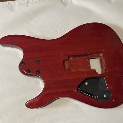 2007 Korean Korean Ibanez S470DXQM Red Viking Burst Guitar Body Floyd Ready image 9