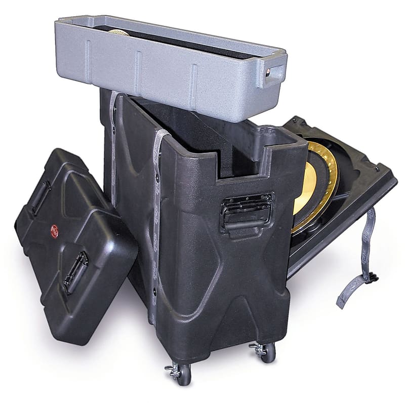 人気ブランド Hardware Drum X2 Trap 1SKB-TPX2 SKB Case Cymbal Built-In w/ その他