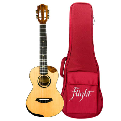 Flight Victoria EQ-A Concert Ukulele New - Spruce image 1