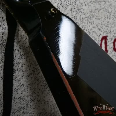 Gibson Custom Shop Artist Collection Kirk Hammett 1979 Flying V Murphy Lab Aged Ebony image 13