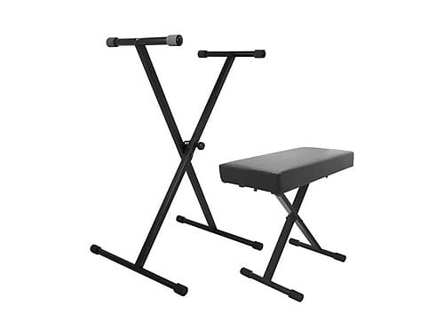 On-Stage KPK6500 Keyboard Stand and Bench Pak(New) image 1
