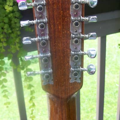 Framus 12-string Acoustic 5/297 Guitar and Hardshell Case 1960's sunburst image 4
