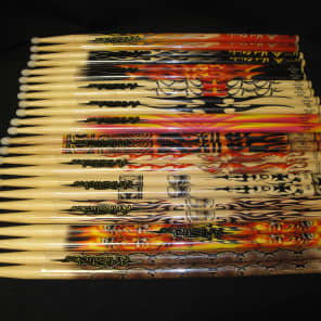 Hot Sticks ArtiSticks 12 Pair Size 5A NYLON Tip Drum Sticks image 1