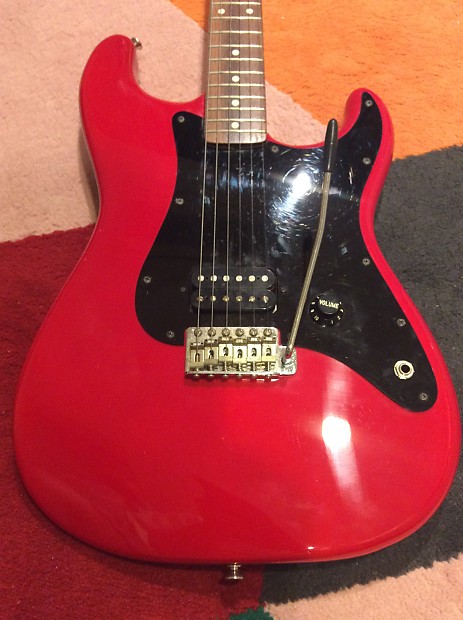 【squire fujigen】レッド Stratocaster 85年 FENDER JAPAN STR-85LS 1988~1989 - red | eBay