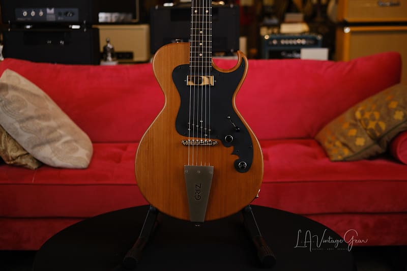 Grez "Folsom" Natural Single Cut Electric Guitar  - 1 Piece Redwood Body! image 1