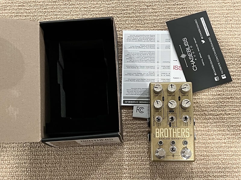 Chase Bliss Audio Brothers Analog Gain Stage | Reverb