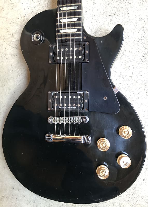 1993 Gibson Les Paul Studio Gloss Black Ebony Fretboard w 1993 Gibson Les Paul Studio Gloss Black Ebony Fretboard w
