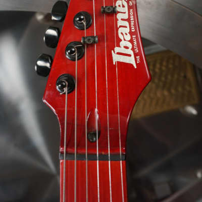 Ibanez X Series Destroyer II 1980s - Red Japan Electric Guitar image 2