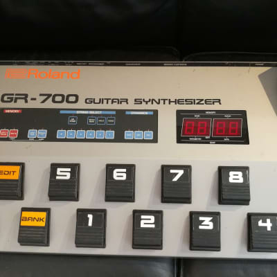 Roland G-707 + GR-700 1984 silver (rare guitar synth from early 80s) image 3