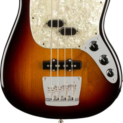 Fender American Performer Mustang Bass 3-Color Sunburst image 1