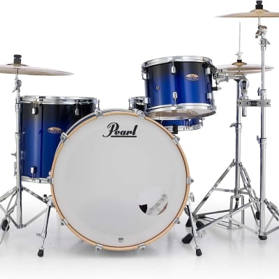 Pearl Decade Maple DMP943XP/C 3-piece Shell Pack - Gloss Kobalt Fade Lacquer image 4