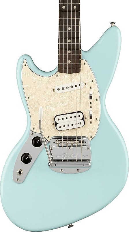 Fender Kurt Cobain Jag-Stang Electric Guitar. Left-Hand, Rosewood Fingerboard, Sonic Blue image 1