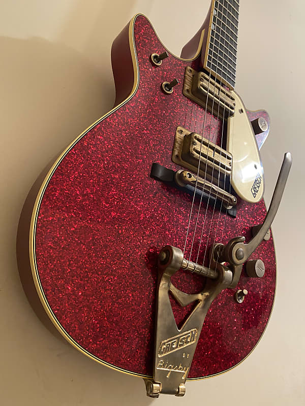 Gretsch Duo Jet 2022 Red Sparkle Custom Shop Relic Stephen Stern image 1