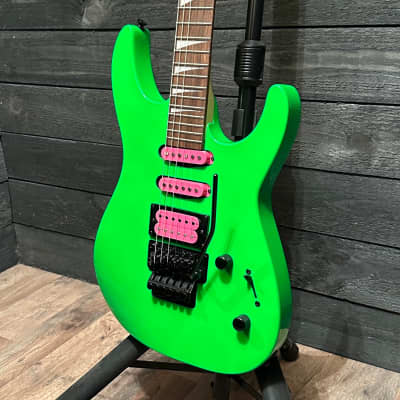 Jackson X Series Dinky DK3XR HSS Neon Green Electric Guitar image 3