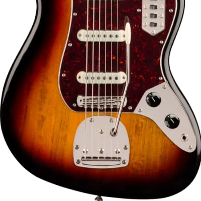 Squier Classic Vibe Bass VI Laurel Fingerboard Electric Bass Guitar - 3-Color Sunburst-3-Color Sunburst for sale