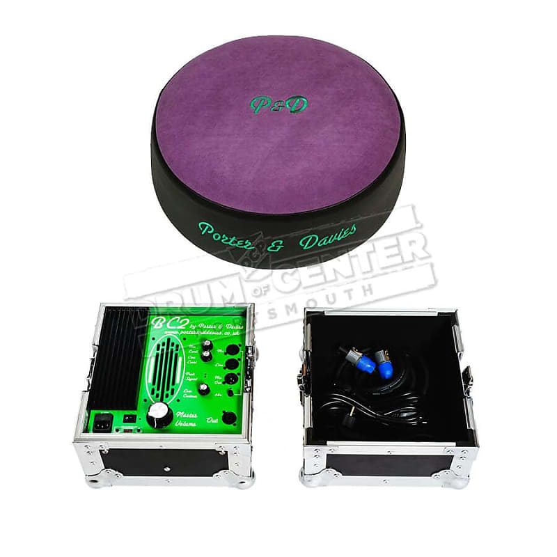 Porter & Davies BC2 Tactile Drum Monitor w/Round Throne Top Reverb