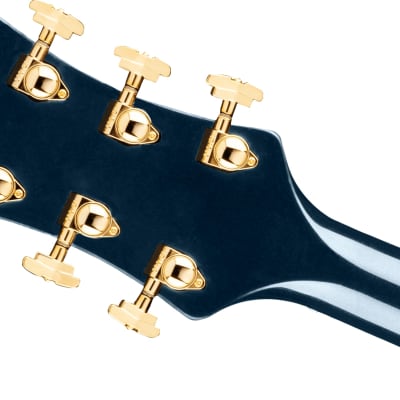 Immagine GRETSCH - G6136TG Players Edition Falcon Hollow Body with String-Thru Bigsby and Gold Hardware  Ebony Fingerboard  Midnight Sapphire - 2401543833 - 6