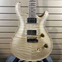 PRS Wood Library Custom 24 Fatback 2024 - Natural - Flame 10 Top Flame Maple Neck, Paisley Case! #739