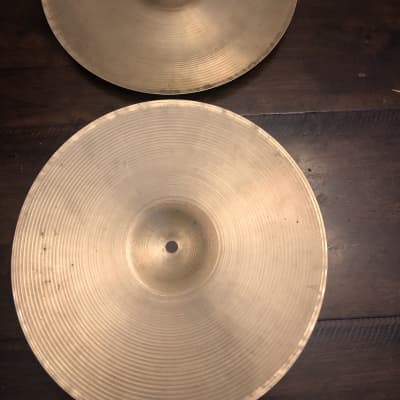 Zildjian Vintage Cymbal Pack (20" Ride,18" Crash, & 14" Hi Hats) 70s image 10