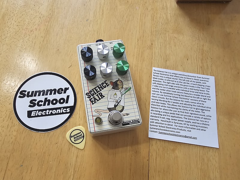 Summer School Electronics Science Fair Overdrive Pedal | Reverb