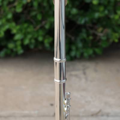 Tomasi 7 Series Intermediate Open-Hole Flute - B-foot - Silver Plated image 7