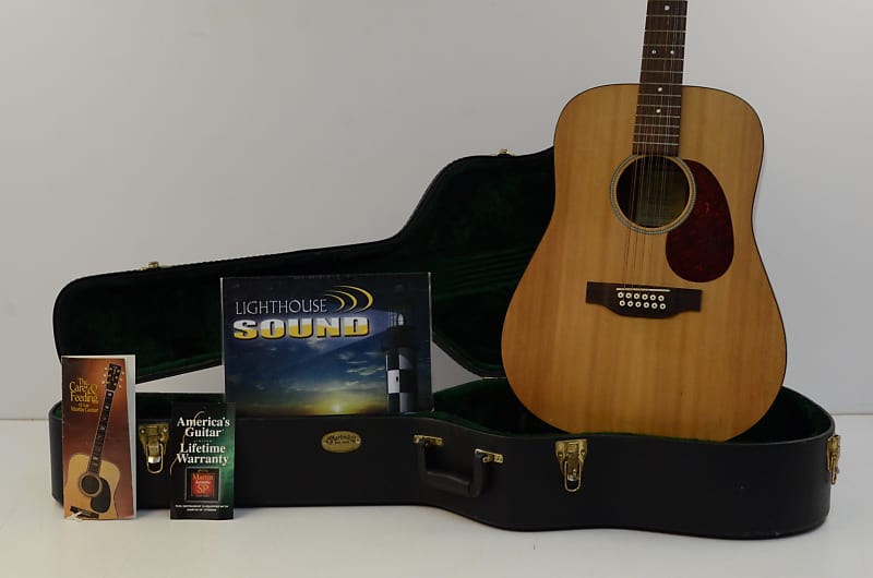 1999 Martin DM-12-28 12 String Dreadnought Acoustic Guitar w