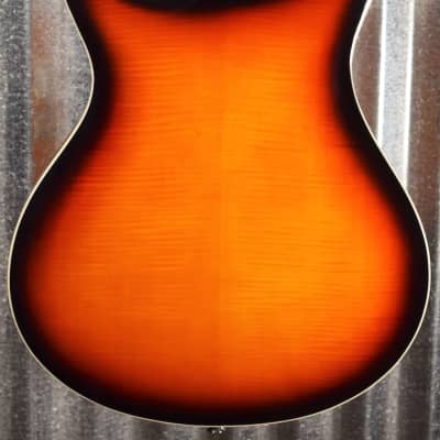 PRS Paul Reed Smith SE Hollowbody II Tricolor Sunburst Guitar & Case #2977 image 9