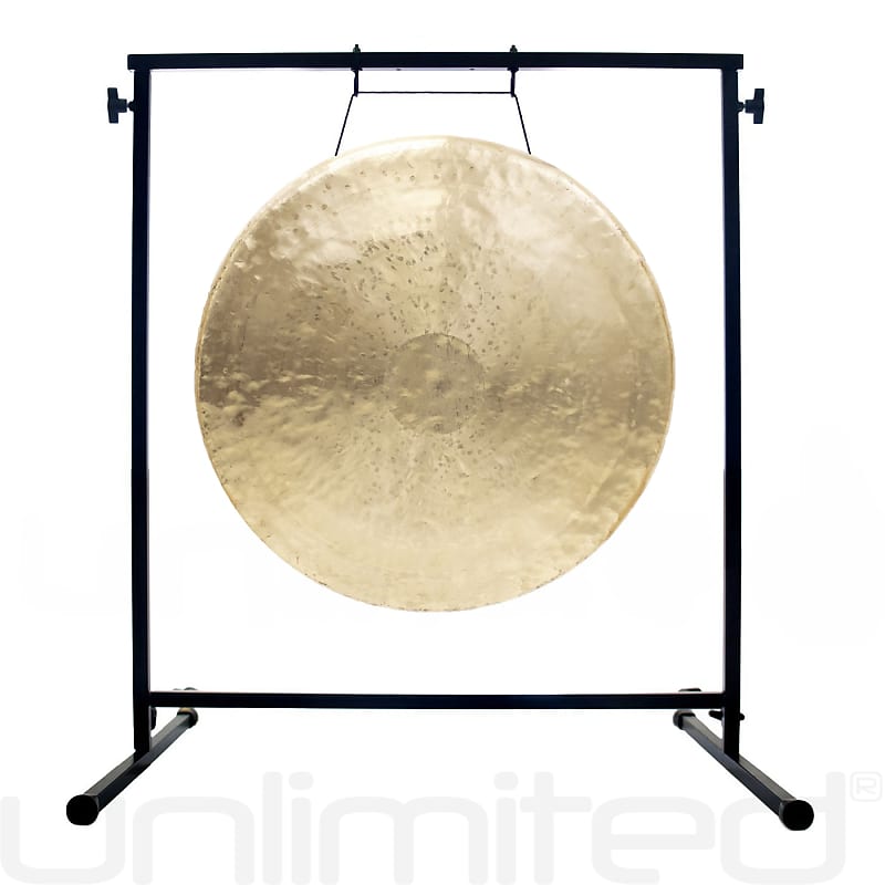 20" to 26" Gongs on the Fruity Buddha Gong Stand - 24" White Gong image 1