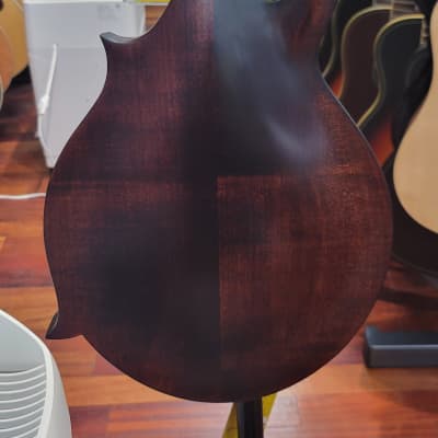 Kentucky KM-606 Standard F-Style Mandolin with Deluxe Padded Case - Satin Brown image 6